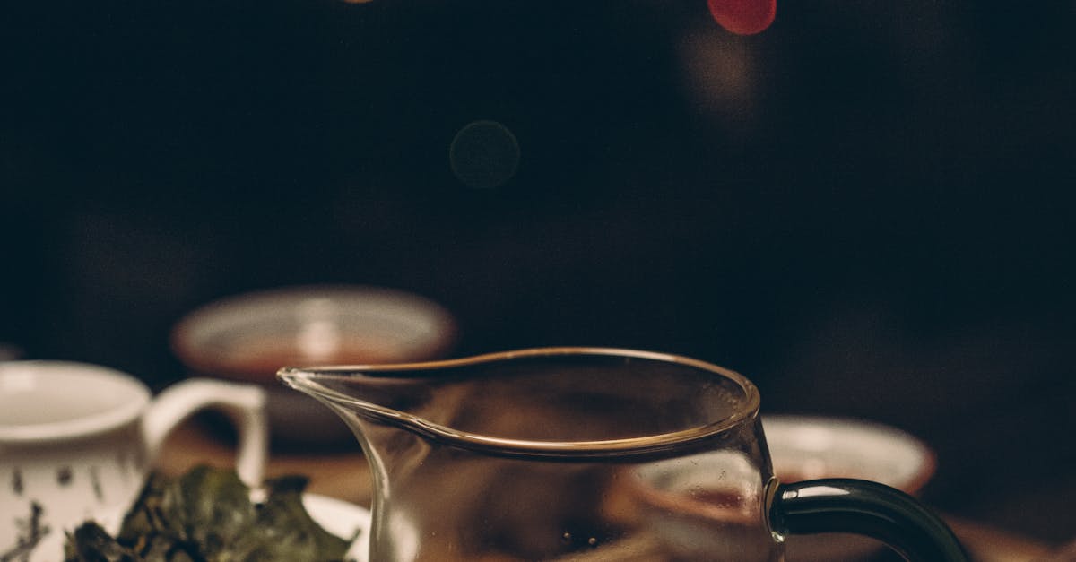 Serene wooden rollers beside herbal tea after wood therapy