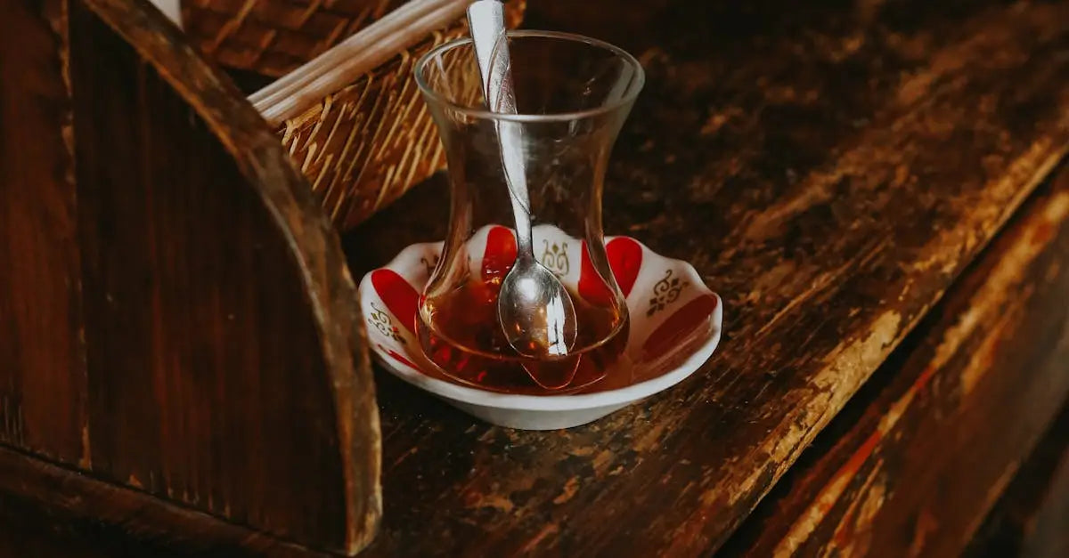 Rustic kitchen with wooden spoon