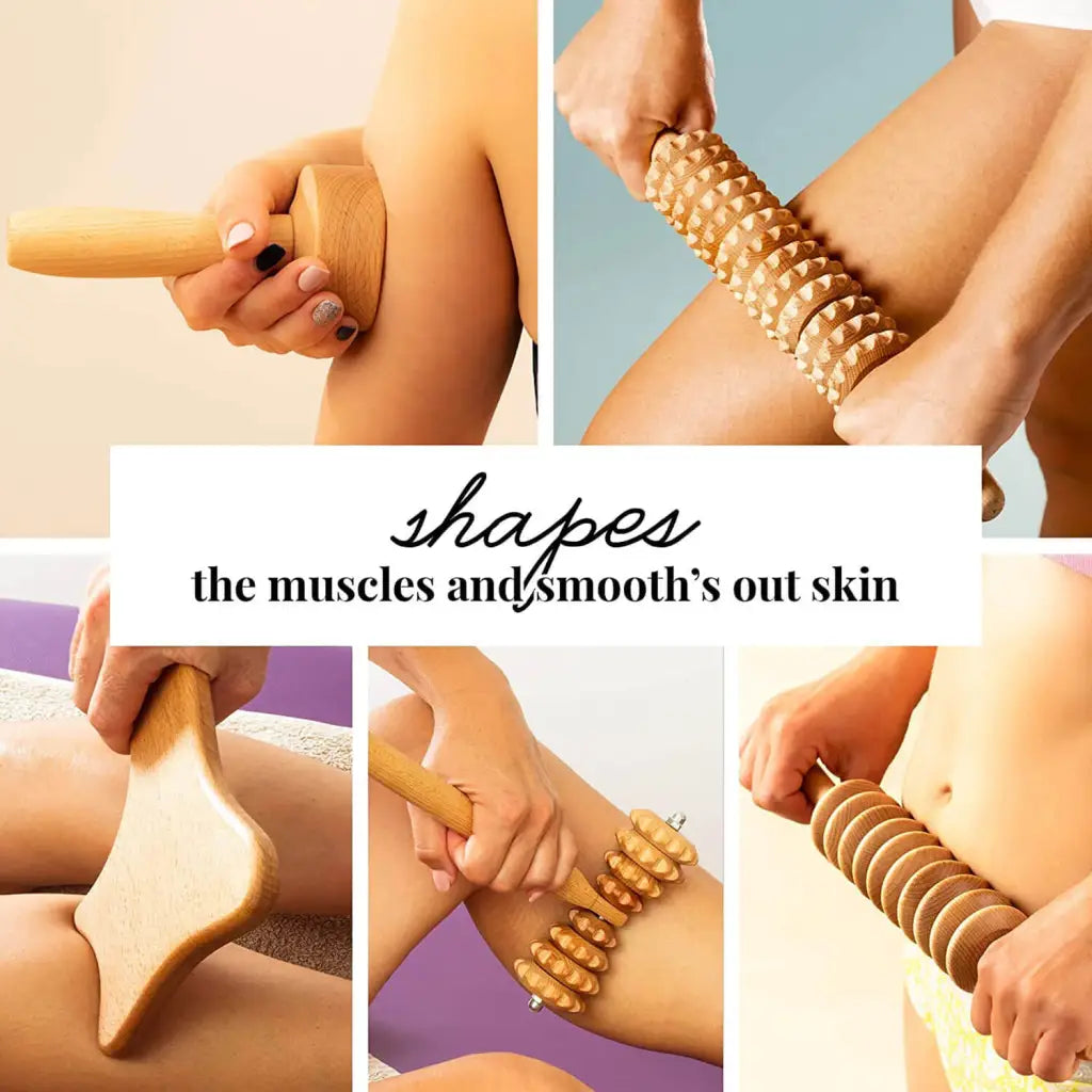 Πλάγια όψη δύο κυλίνδρων 40 εκ. και T-μασάζ (37×13 εκ.)