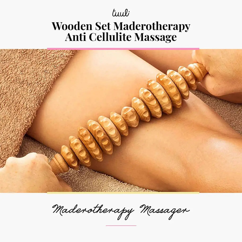 Usage: roller gliding over thigh with slow upward stroke