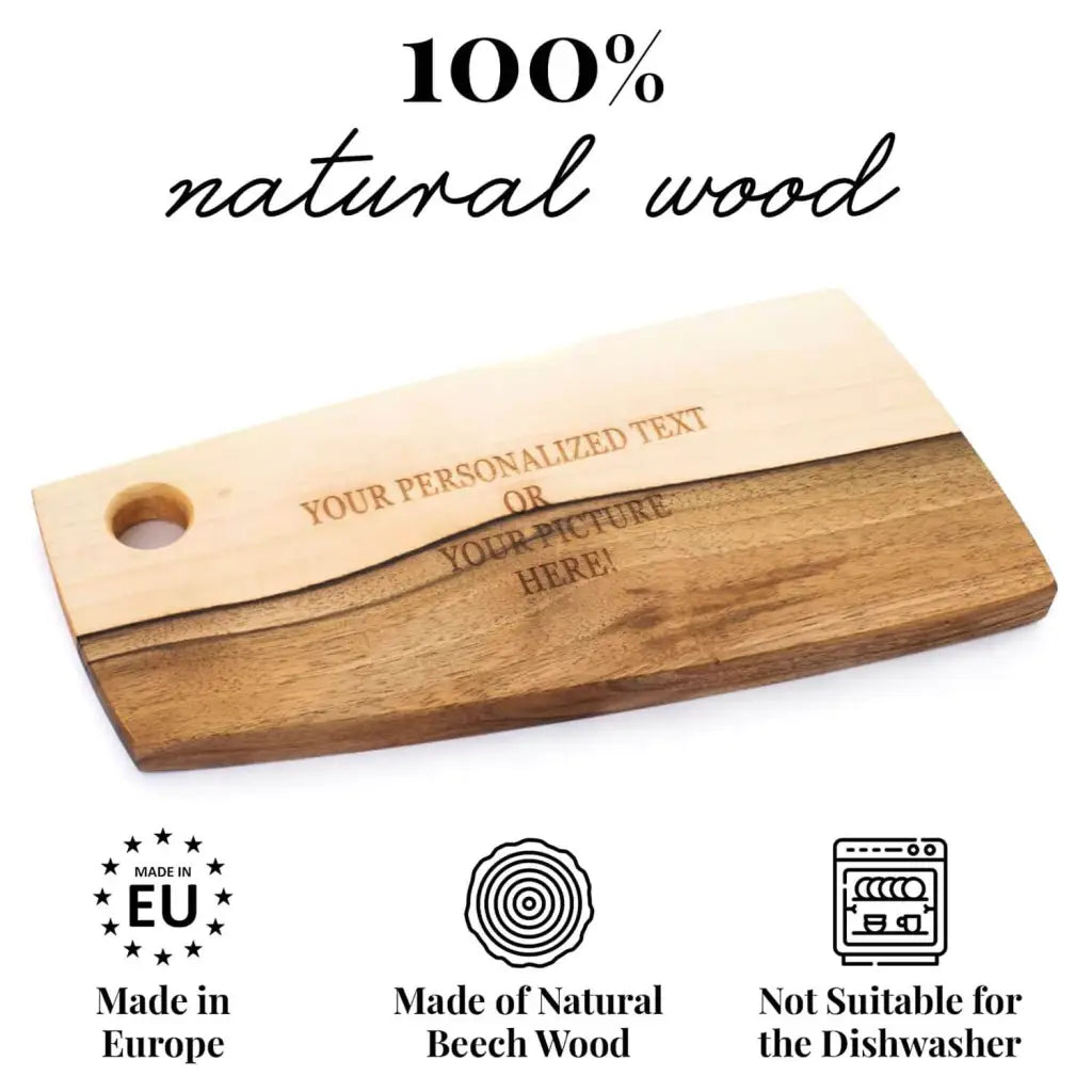 Personoitu puinen leikkuulauta