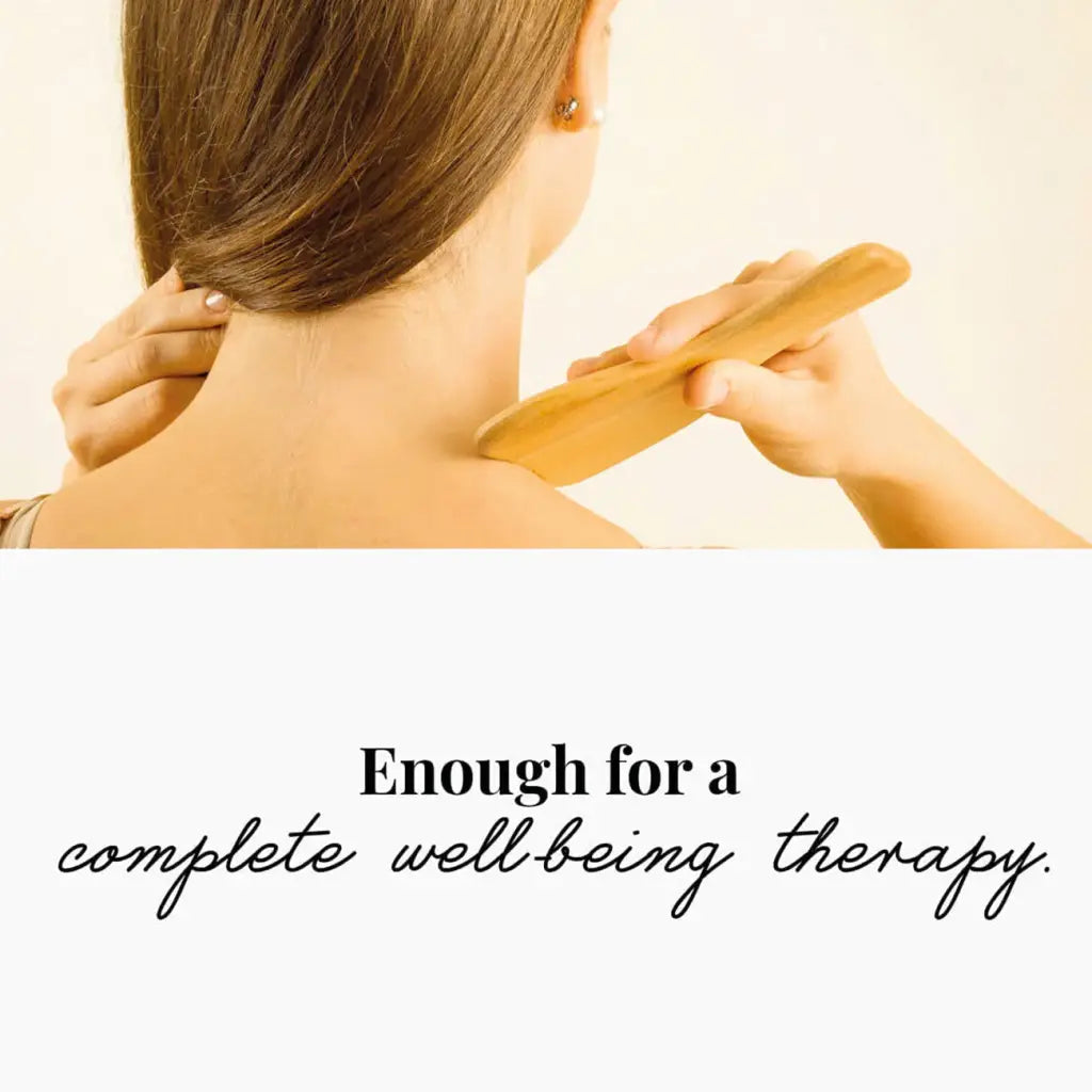 Vista de viagem: ferramentas numa pequena bolsa com cartão de cuidados