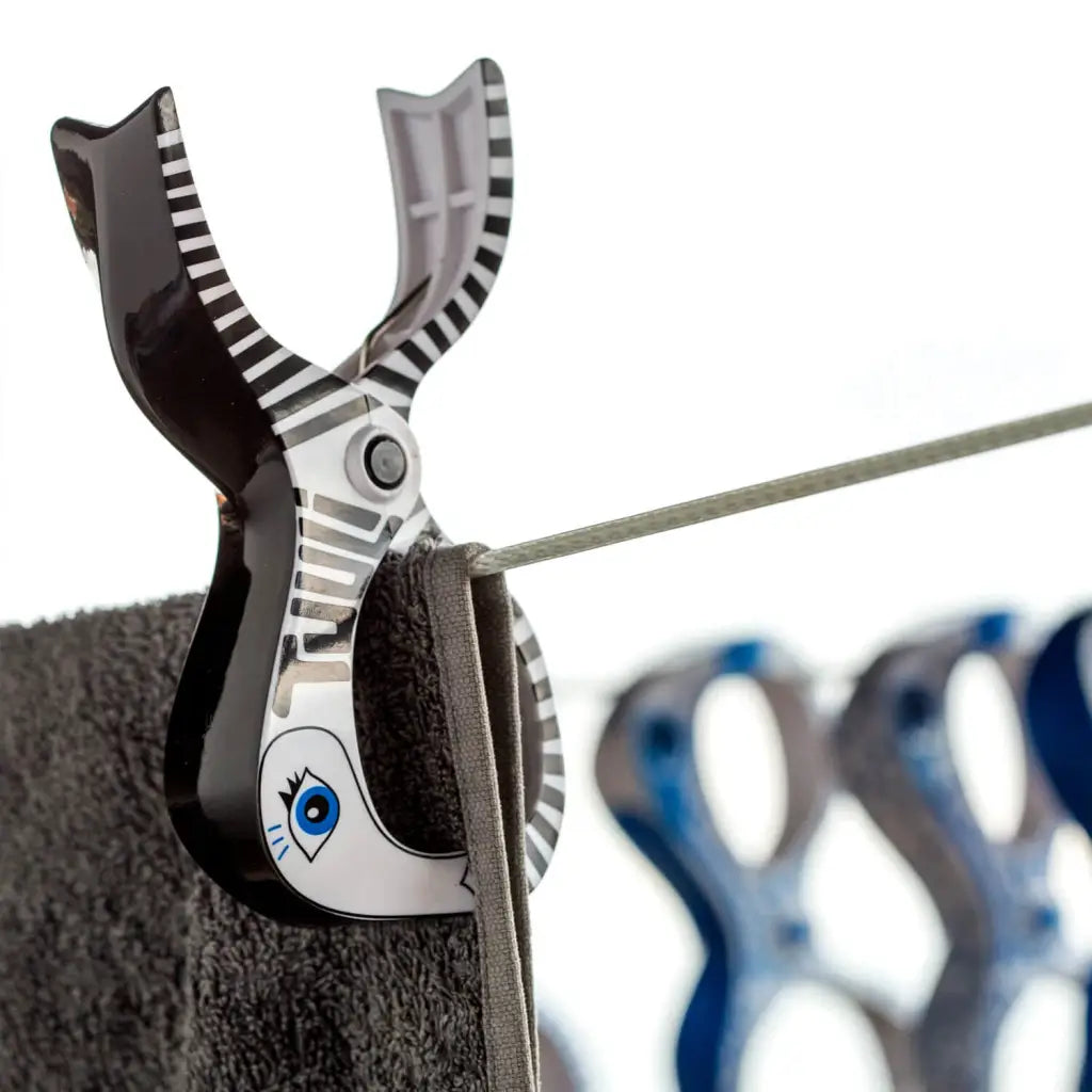 Handdukshållare för stranden