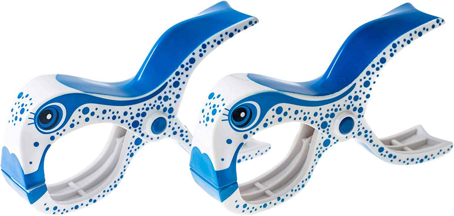 Stora strandklämmor för handduk och kläder - solstol &