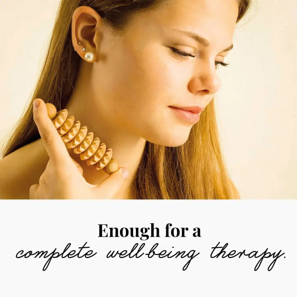 Utilisation : roulement doux sur la ligne de la mâchoire et la joue