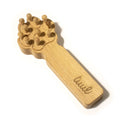 Personalized Wooden Dog Massager Paw Shape