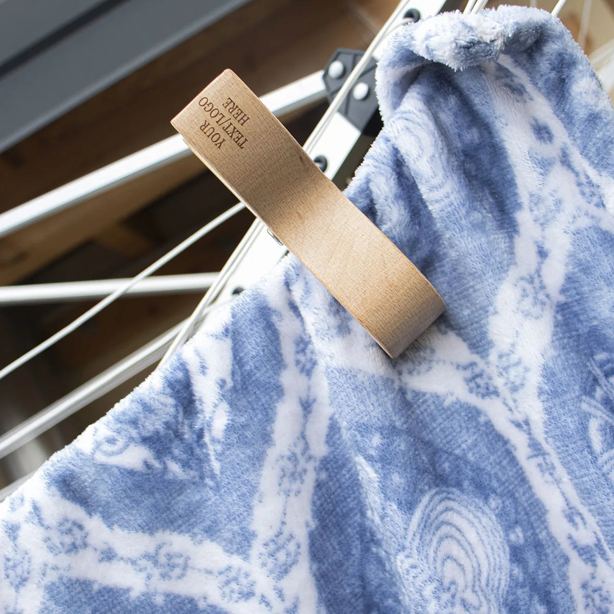 Milieuvriendelijke houten strandclips met natuurlijke nerf en eersteklas vakmanschap