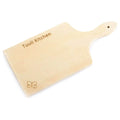 Personalisiertes Buchenholz-Schneidebrett 30 × 14 cm
