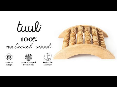 Video of Wooden Foot Massager Multi-Roller Foot Relaxation Tool on Youtube