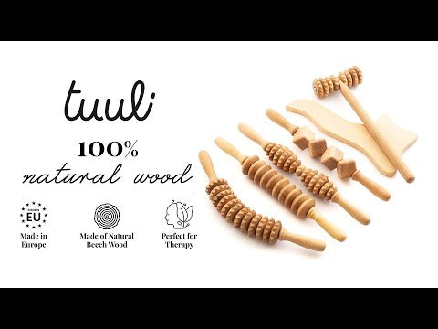6-Piece Wooden Massager Set Video on Youtube