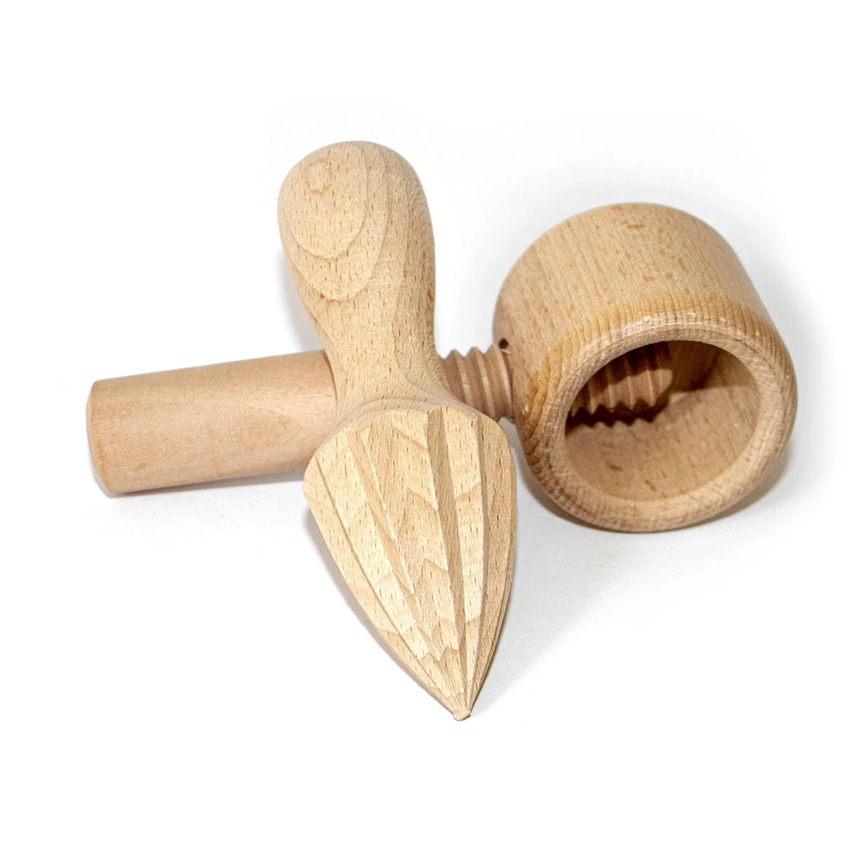 Handcrafted Beech Wood Walnut Grinder with Ergonomic Design - Premium Artisan Kitchen Tool for Gourmet Chefs