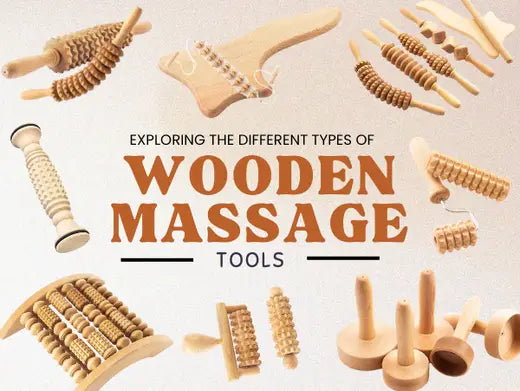 Outil Massage Bois Chauffant - Pour Dos, Cou, épaules - Pétrissage Et Roulement Manuel