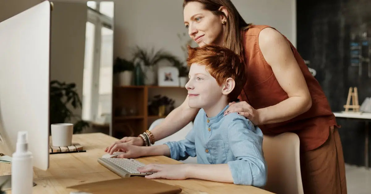 Parent using wooden roller at home