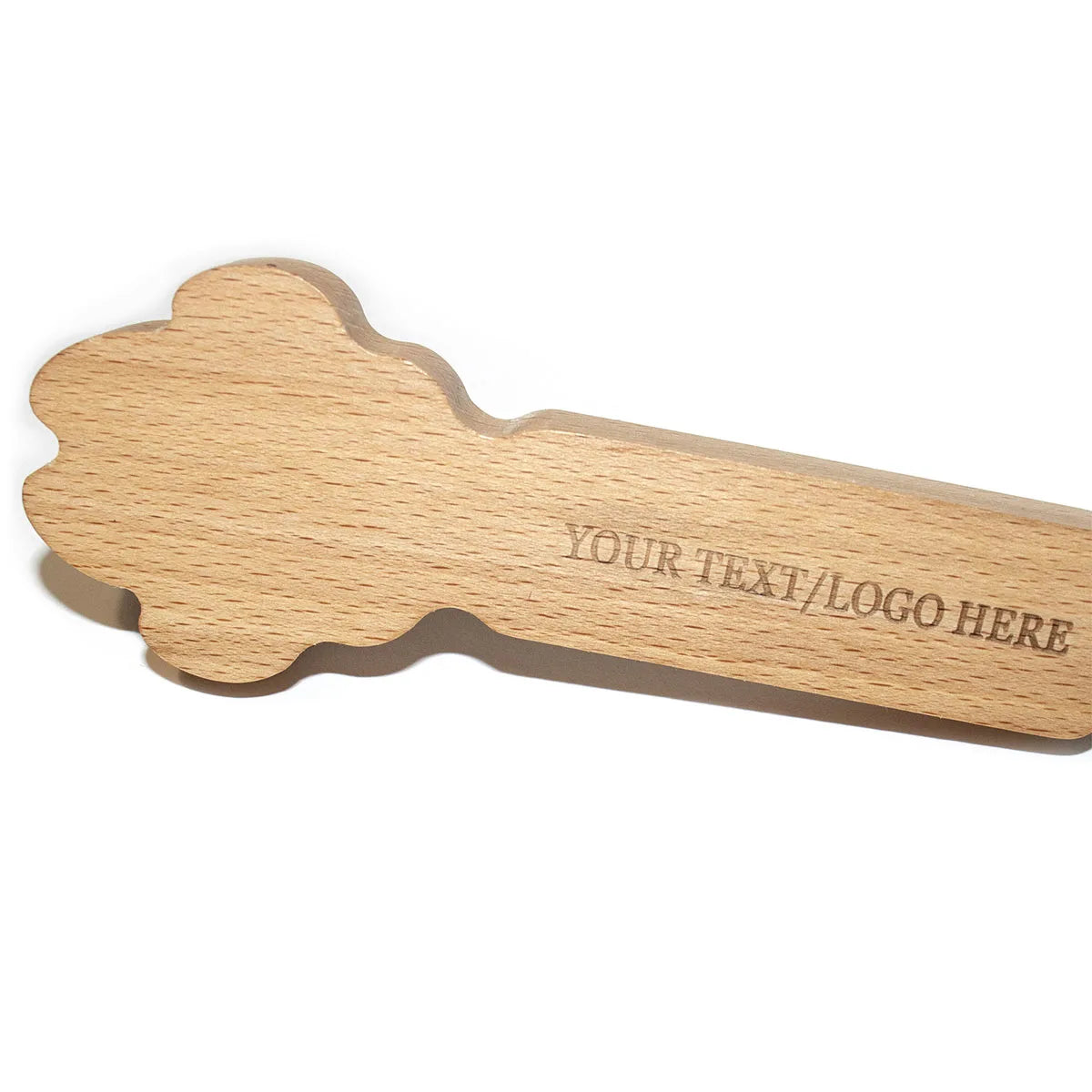 100% natural wood pet massage tool in paw shape for muscle tension relief