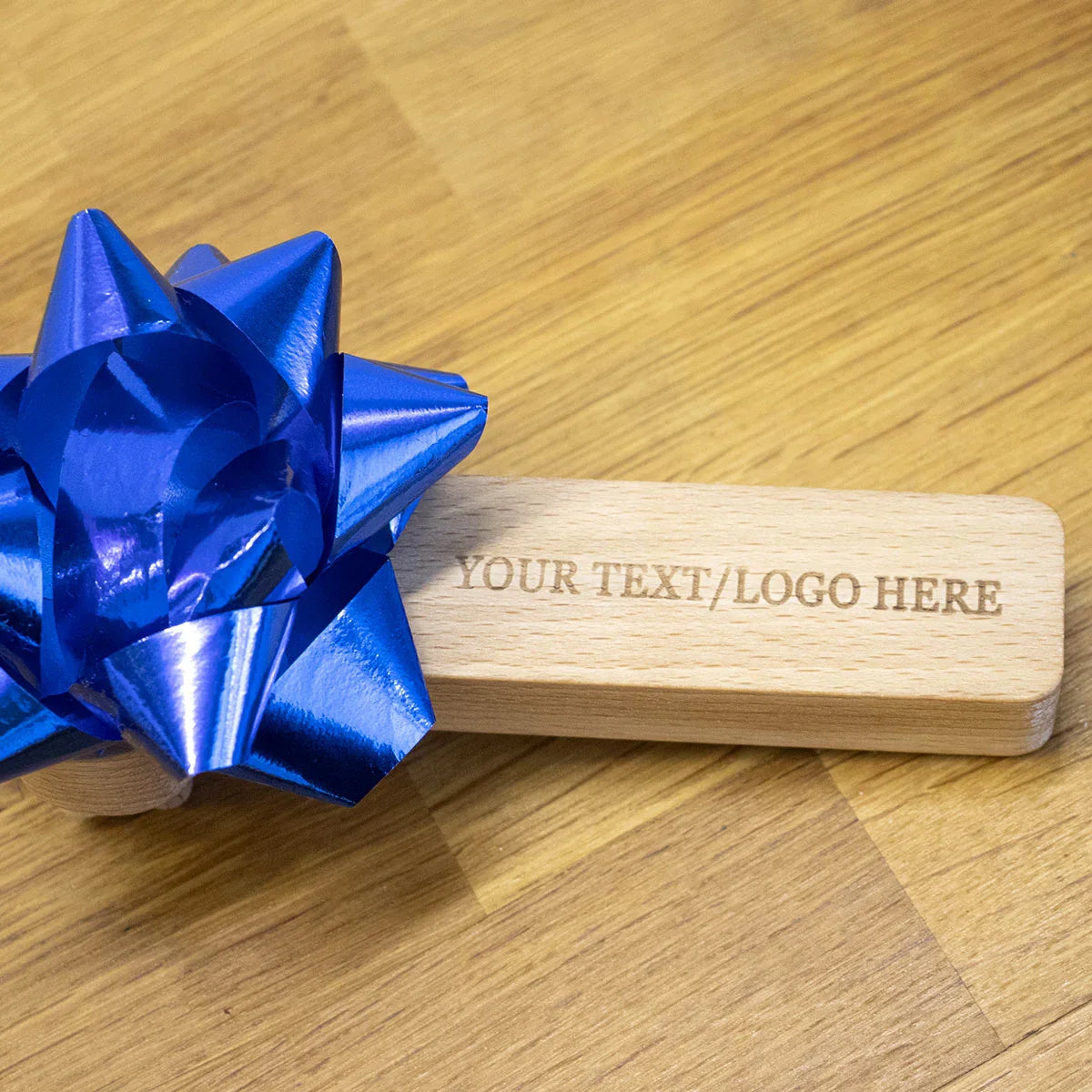 Natural wooden paw massager improving pet blood circulation and relaxation