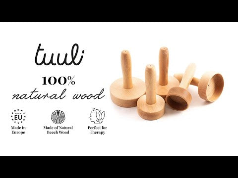 Wooden Massage Cup Set (5 pcs) Video on Youtube