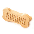 Brosse de massage en bois pour animaux de compagnie pour la relaxation - Idéale pour le toilettage et le lien avec l'animal