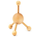 Masajeador de Puntos de Madera — Herramienta para Puntos Gatillo (13 × 10 × 10 cm)